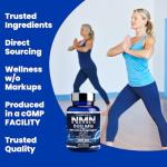 Florvay NMN NAD Supplement with Resveratrol - 1230mg