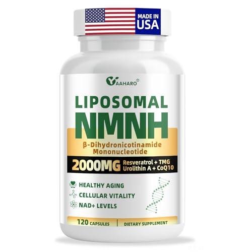 Nicotinamide Mononucleotide Supplement with Resveratrol, 120 Capsules