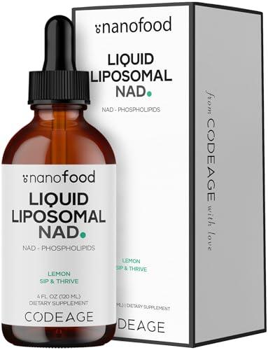 Codeage Liposomal NAD Supplement - Lemon Flavor