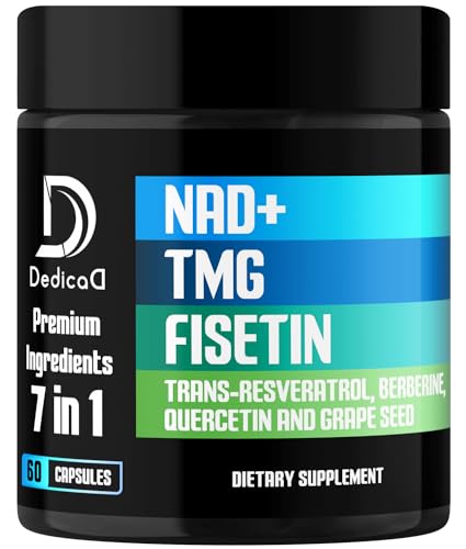NAD+ Supplement with Fisetin, TMG & More - 60 Capsules
