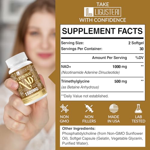 Liposomal NAD+ TMG Supplement for Aging Defense
