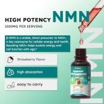 NMN Liquid Drops with Quercetin & Resveratrol 1000mg