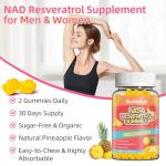NAD+ Resveratrol Gummies for Energy & Aging Support