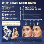 NMN Supplement with Quercetin and Resveratrol 60 Caps