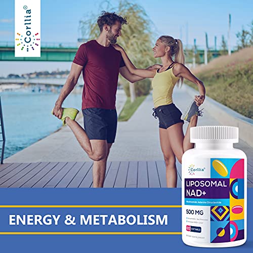 Corllia Liposomal NAD+ 500mg with TMG Softgels