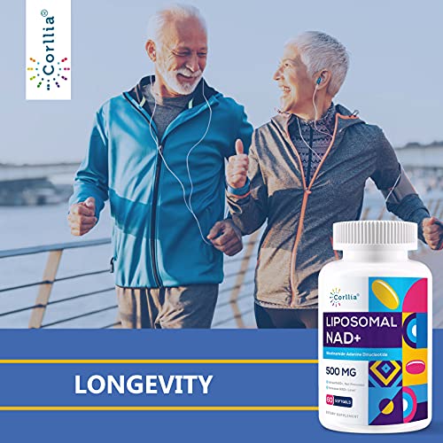 Corllia Liposomal NAD+ 500mg with TMG Softgels