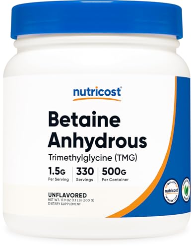 Nutricost Betaine Anhydrous TMG Powder 500g