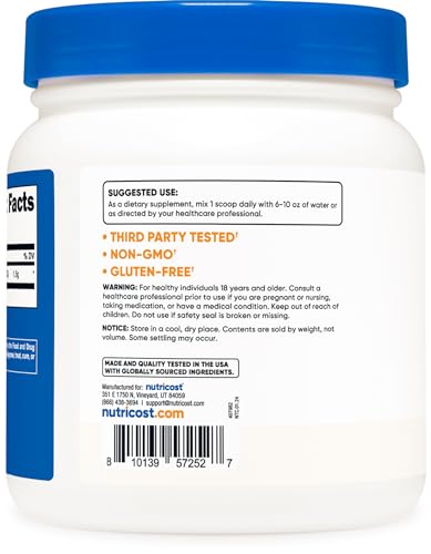 Nutricost Betaine Anhydrous TMG Powder 500g