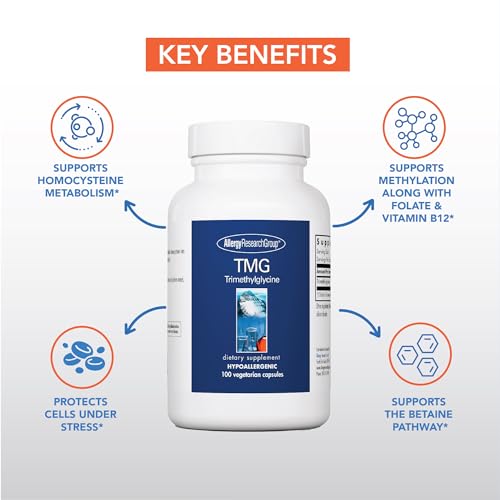 TMG Trimethylglycine 750mg Supplement - Promotes Healthy Methylation