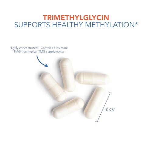 TMG Trimethylglycine 750mg Supplement - Promotes Healthy Methylation