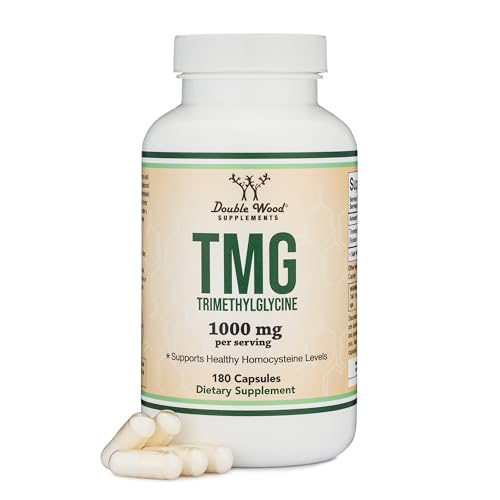1000mg Double Wood TMG Capsules for Homocysteine Control