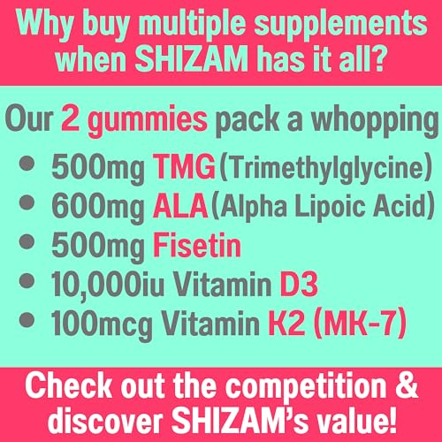 SHIZAM TMG Gummies + NR Capsules 600mg
