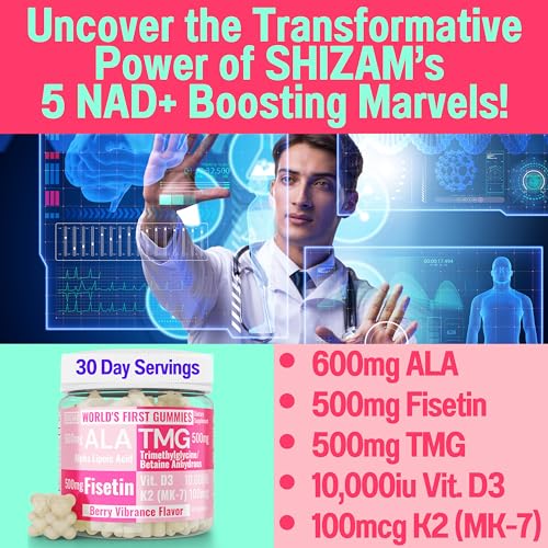 SHIZAM TMG Gummies + NR Capsules 600mg