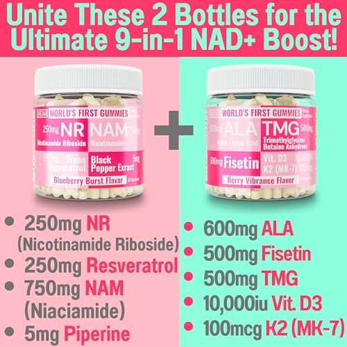 SHIZAM TMG Gummies + NR Capsules 600mg