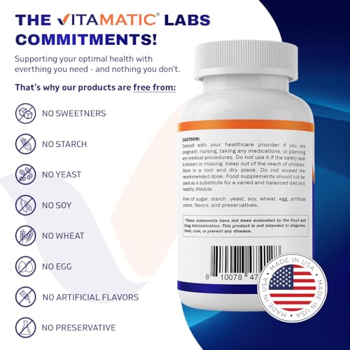 Pack of 3 Vitamatic TMG Supplements 1000mg Tablets