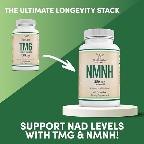 1000mg Double Wood TMG Capsules for Homocysteine Control