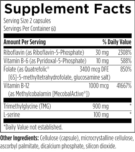 TMG Supplements for Homocysteine & Heart Health (120 Caps)