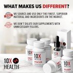 10X Health Trimethylglycine TMG Supplements - 60 Capsules