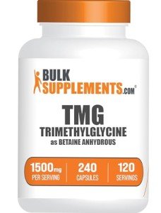 TMG Capsules - 1500mg Trimethylglycine Supplement