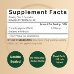 Max Strength TMG Supplements 1,500mg - 240 Capsules
