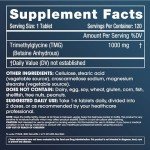 TMG Pro Betaine Anhydrous 1000 mg - 120 Tablets
