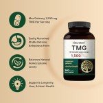 Max Strength TMG Supplements 1,500mg - 240 Capsules