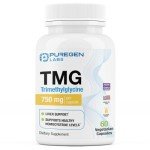 TMG 750 mg Trimethylglycine Supplement - 60 Veg Capsules