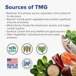 TMG Supplements - 1000mg Trimethylglycine, 100 Vegan Tablets