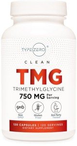 Type Zero Clean TMG Trimethylglycine Capsules