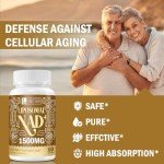 Liposomal NAD+ Supplement with TMG for Longevity