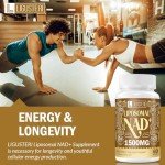 Liposomal NAD+ Supplement with TMG for Longevity