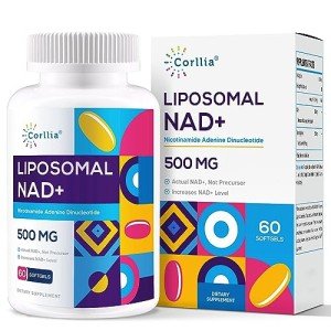 Corllia Liposomal NAD+ & TMG Softgels, 60 Count