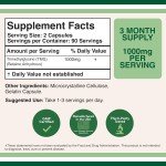 TMG Trimethylglycine 1,000mg - 180 Capsules