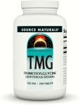 Source Naturals TMG 750mg Trimethylglycine - 240 Tabs