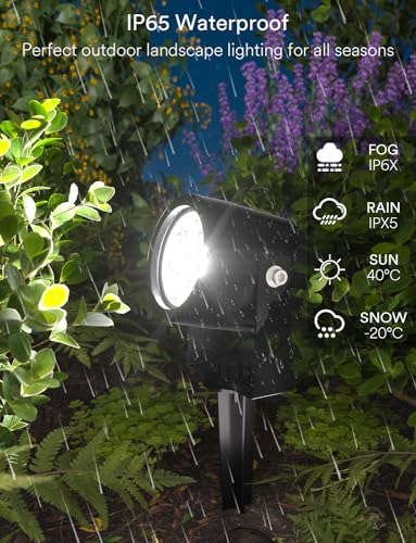 Ligency Smart Waterproof RGBW Landscape Spotlights