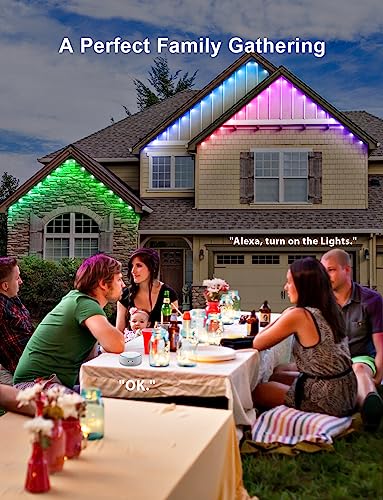 Smart RGB Permanent Outdoor LED Lights - 100ft