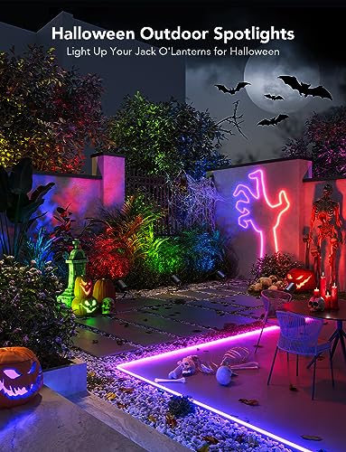 Govee WiFi RGBIC Waterproof Outdoor Spot Lights