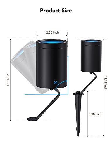 Govee WiFi RGBIC Waterproof Outdoor Spot Lights