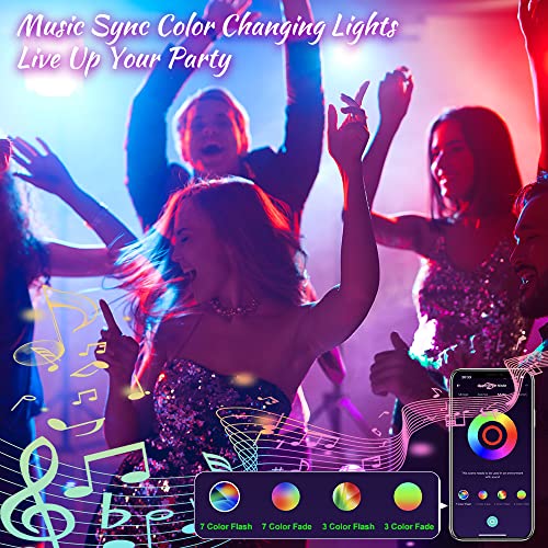 RGB Outdoor LED Flood Lights with App Control