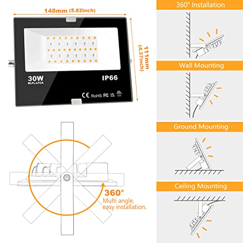 Smart RGB LED Flood Lights for Outdoor Use