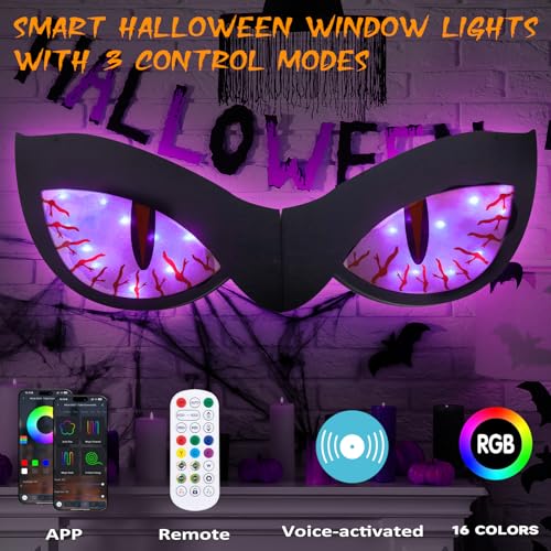 Smart Halloween Window Lights with App Control