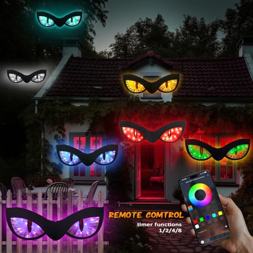 Smart Halloween Window Lights with App Control