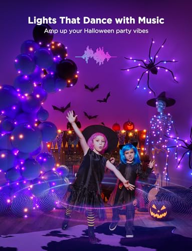 Govee Smart RGBIC 66ft Christmas & Halloween Lights
