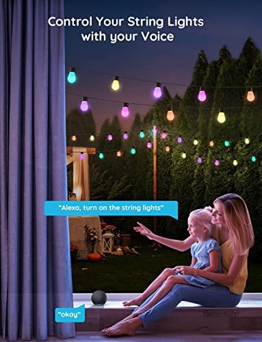 Govee Smart RGBIC Outdoor String Lights 96ft