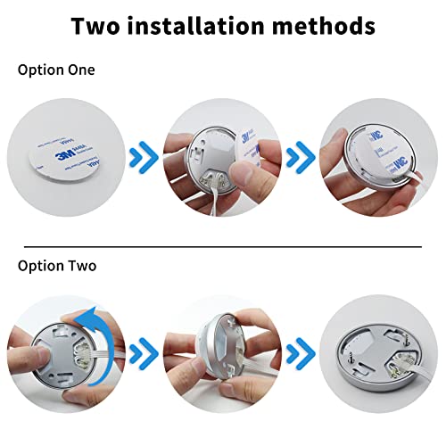 RGB Bluetooth Under Cabinet Lighting with Dimming