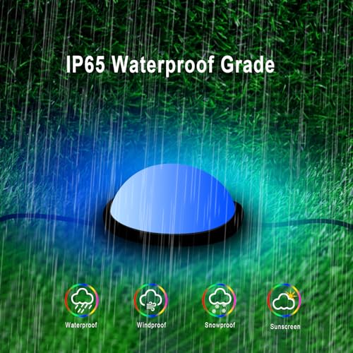 50FT Smart Waterproof Outdoor Pathway Lights Set