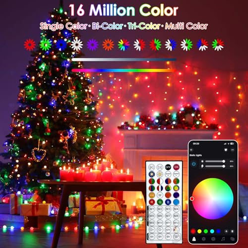 66ft Color Changing Smart Halloween String Lights