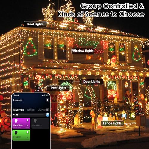 66ft Color Changing Smart Halloween String Lights