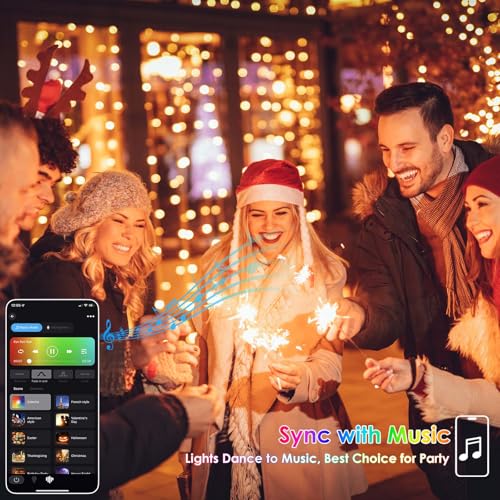 66ft Color Changing Smart Halloween String Lights