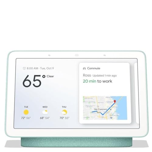 Google Nest Hub 7-Inch Display - Aqua